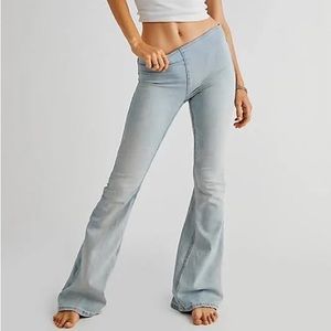 Free People Women's Flare Penny Pull On Jeans
